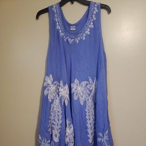 Shoreline Palmtree dress